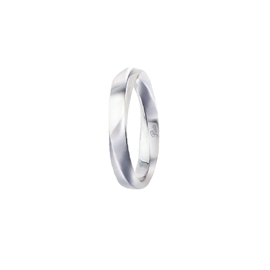 Fede Oro Bianco Abbracciami 3,5mm 2503 – foto 2