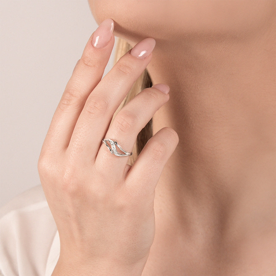 Anello Fantasia Diamanti - GS41