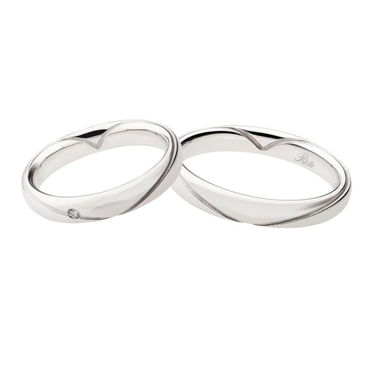 Fede Oro Bianco Anima 3,8mm 2693