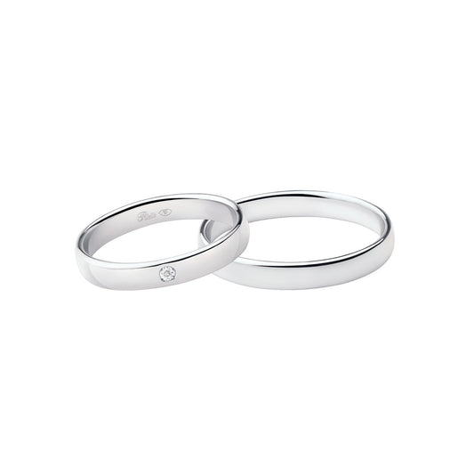 Fede Platino Lampo d'Amore 3,4mm 3182